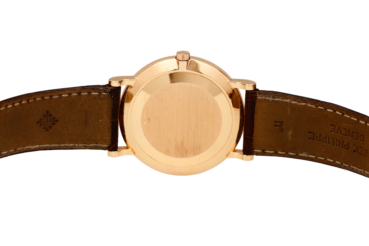 Patek Philippe Calatrava 18K Rose Gold Unisex Watch