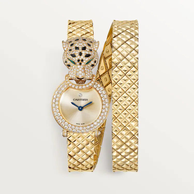 Cartier Panthère 18K Yellow Gold & Diamonds Ladies Watch - Premium Luxury Product
