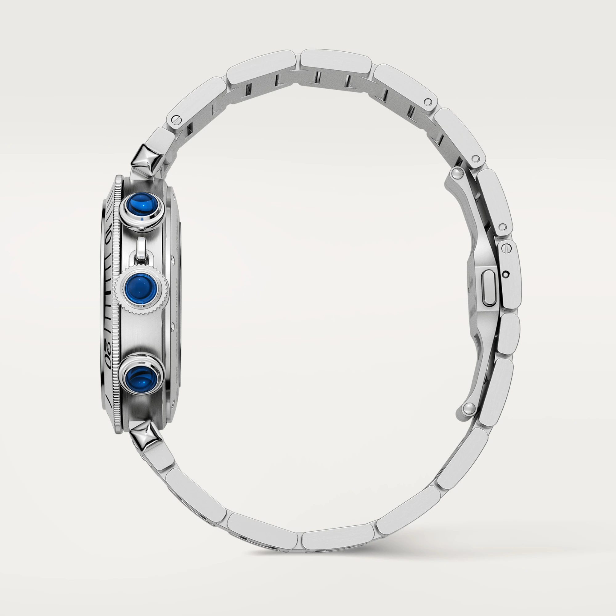 Cartier Pasha  Chronograph Stainless steel Men's Watch