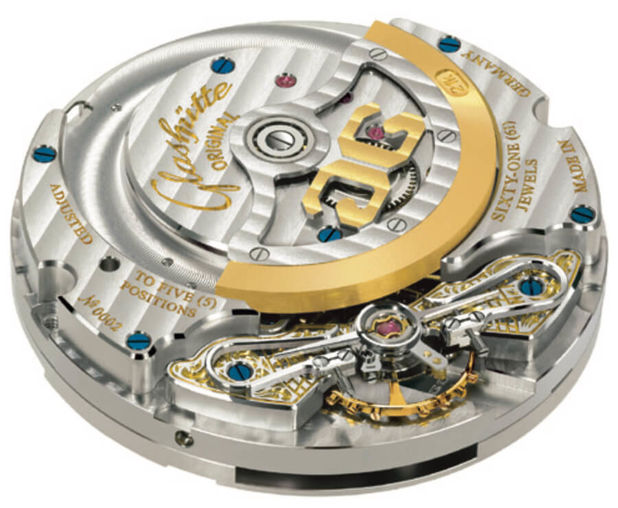 Glashutte Original Pano Matic Luna Stainless steel Ladies Watch