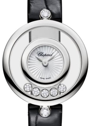 Chopard Happy Diamonds Icons 18K White Gold & Diamonds Ladies Watch - Premium Luxury Product