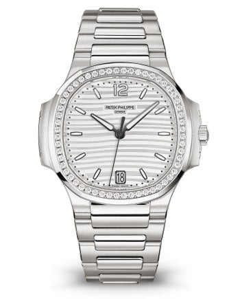 Patek Philippe Nautilus Stainless Steel & Diamonds Ladies Watch