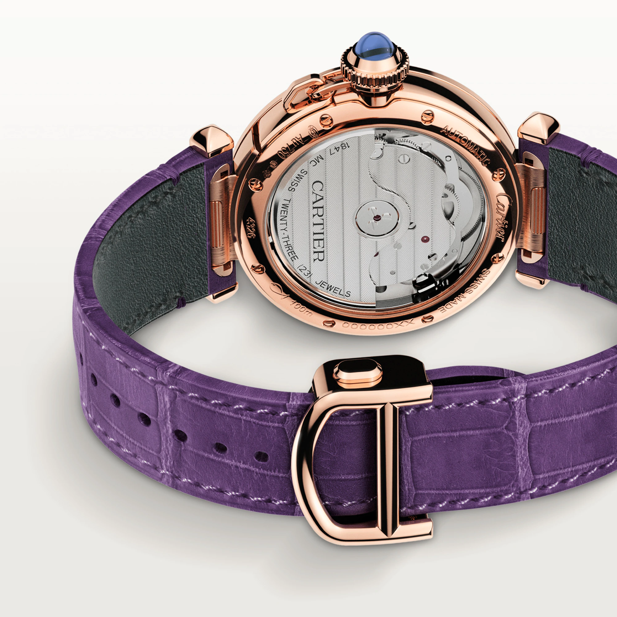 Cartier Pasha 35 mm Rose Gold & Diamonds Lady's Watch