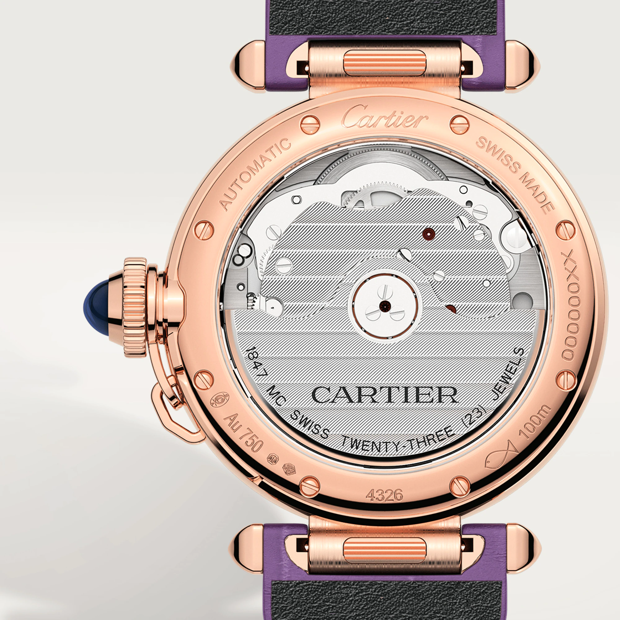 Cartier Pasha 35 mm Rose Gold & Diamonds Lady's Watch