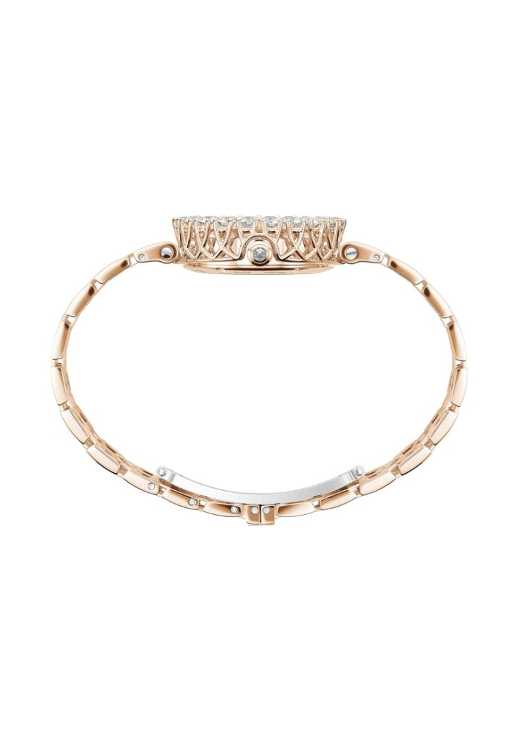 Chopard L’Heure Du Diamant Round Small 18K Rose Gold & Diamonds Ladies Watch