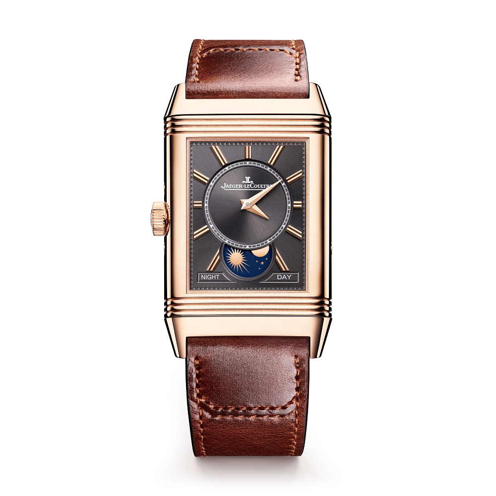 Jaeger-Lecoultre Reverso Tribute Duoface Calendar 18K Rose Gold Men's Watch
