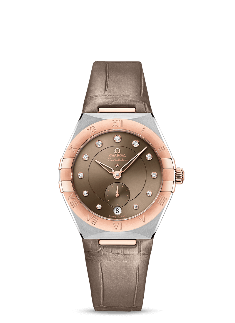 Omega Constellation Co-Axial Master Chronometer Small seconds Stainless steel & Sedna™ Gold & Diamonds Lady’s Watch - Premium Luxury Product