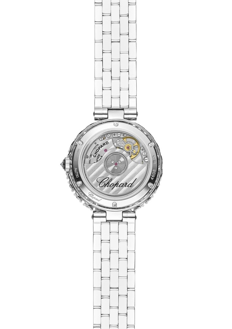 Chopard L’Heure Du Diamant Round Small 18K White Gold & Diamonds Ladies Watch