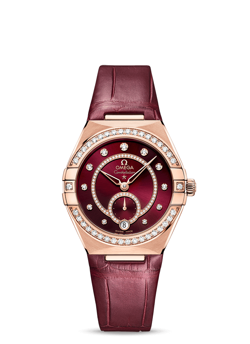 Omega Constellation Co-Axial Master Chronometer Small seconds Sedna™ Gold & Diamonds Lady’s Watch - Premium Luxury Product