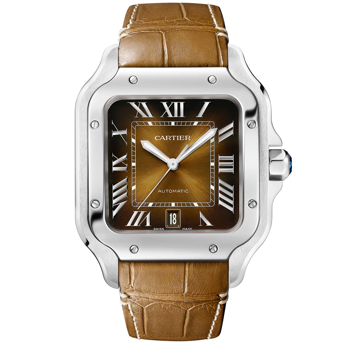 Cartier Santos de Cartier Stainless Steel Men's Watch