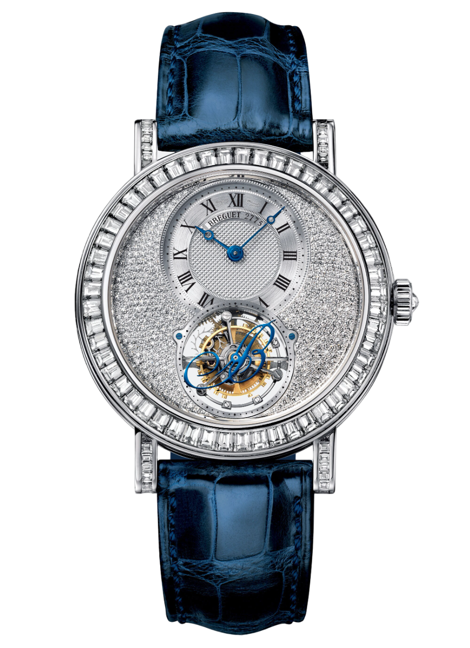 Breguet Classique Complications Tourbillon 18K White Gold & Diamonds Unisex Watch - Premium Luxury Product
