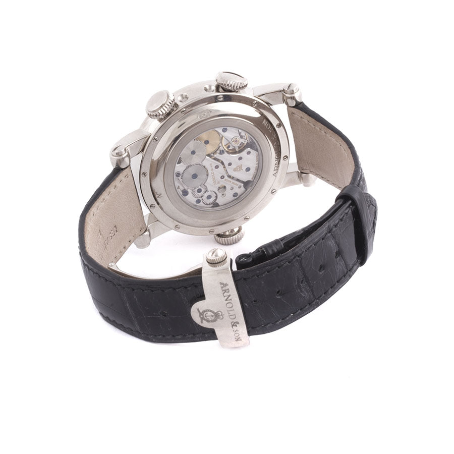 Arnold & Son Grand Complications True North Perpetual 18K White Cold Men's Watch - Premium Luxury Product