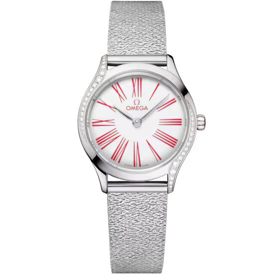 Omega De ville Mini Trésor Stainless steel & Diamonds Lady's Watch - Premium Luxury Product