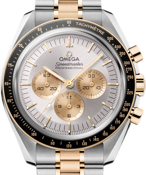 Omega Speedmaster Moonwatch Professional Chronograph Stainless steel & 18K Moonshine™ Gold & Ceramic Men's Watch - Premium Luxury Product