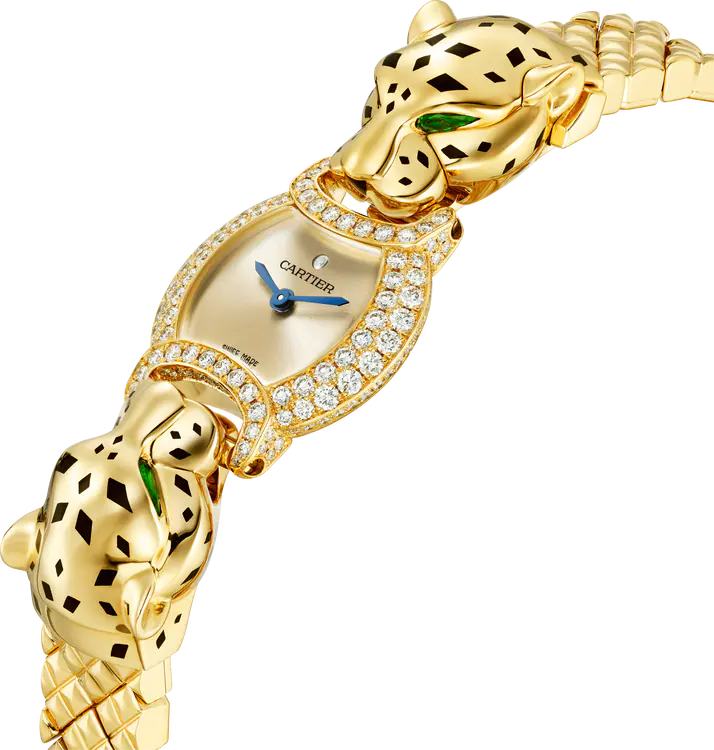 Cartier Panthère 18K Yellow Gold & Diamonds Ladies Watch - Premium Luxury Product