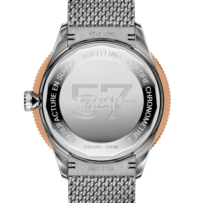 Breitling Superocean Heritage'57 Highlands 38 mm Stainless steel & 18K Red Gold Men's Watch - Premium Luxury Product