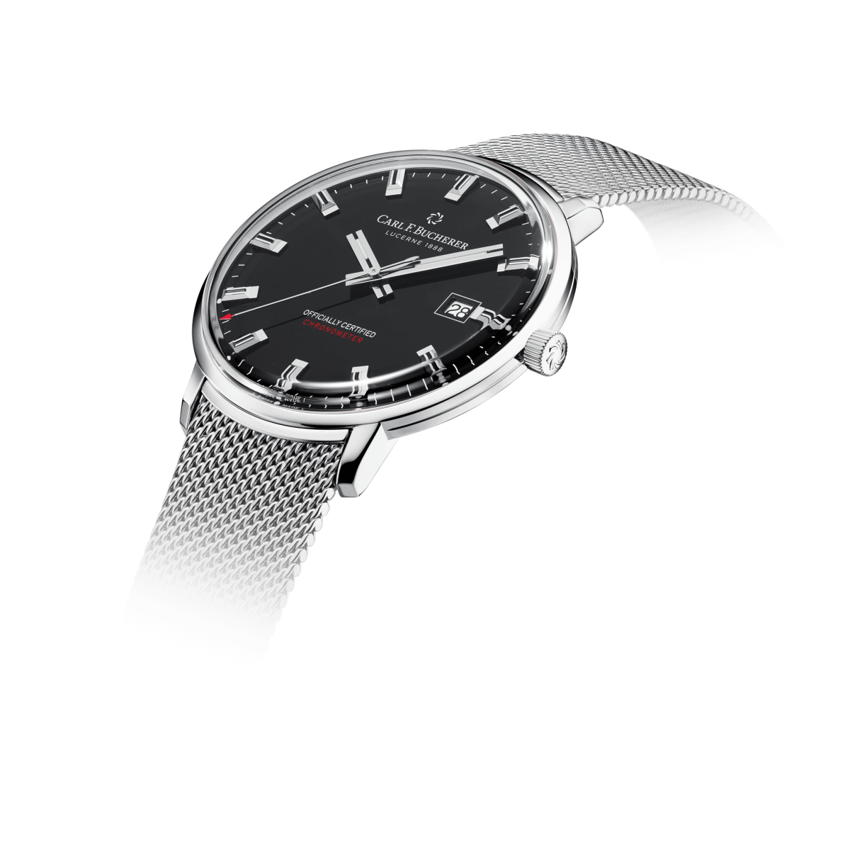 Carl F. Bucherer Haritage Chronometer Stainless steel Limited Edition Men's Watch - Premium Luxury Product