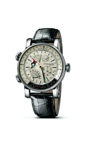 Arnold & Son Grand Complications True North Perpetual 18K White Cold Men's Watch - Premium Luxury Product