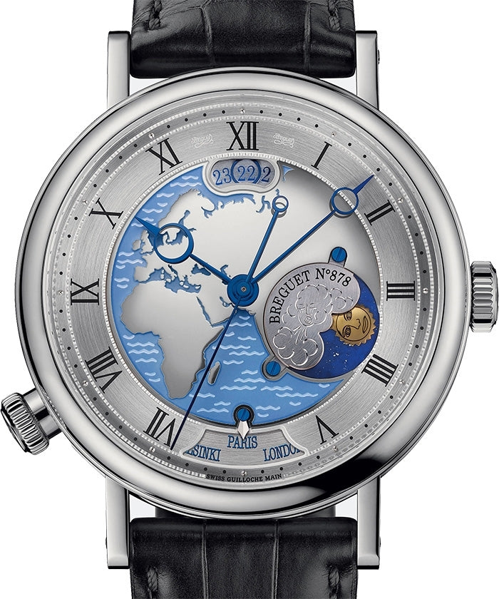 Breguet Classique Hora Mundi Europe Platinum Men's Watch - Premium Luxury Product