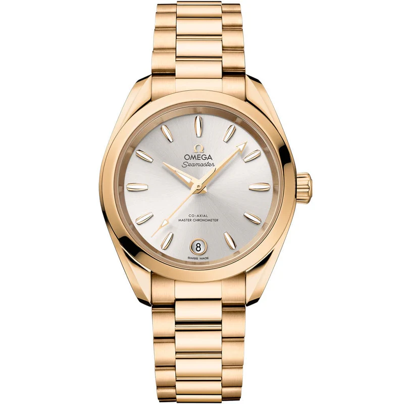Omega Seamaster Aqua Terra 18K Moonshine™ gold Lady's Watch - Premium Luxury Product