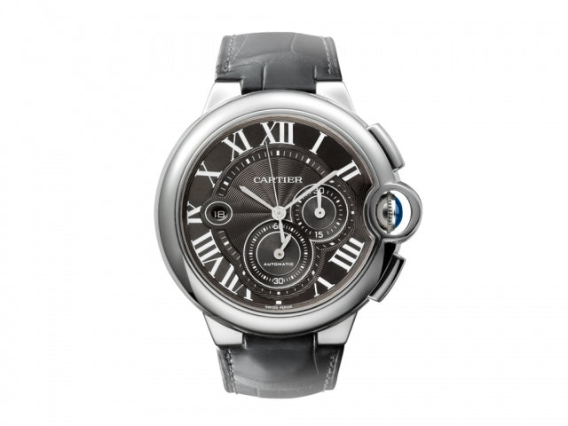 Cartier Ballon Bleu Chronograph Stainless steel Man's Wtch - Premium Luxury Product