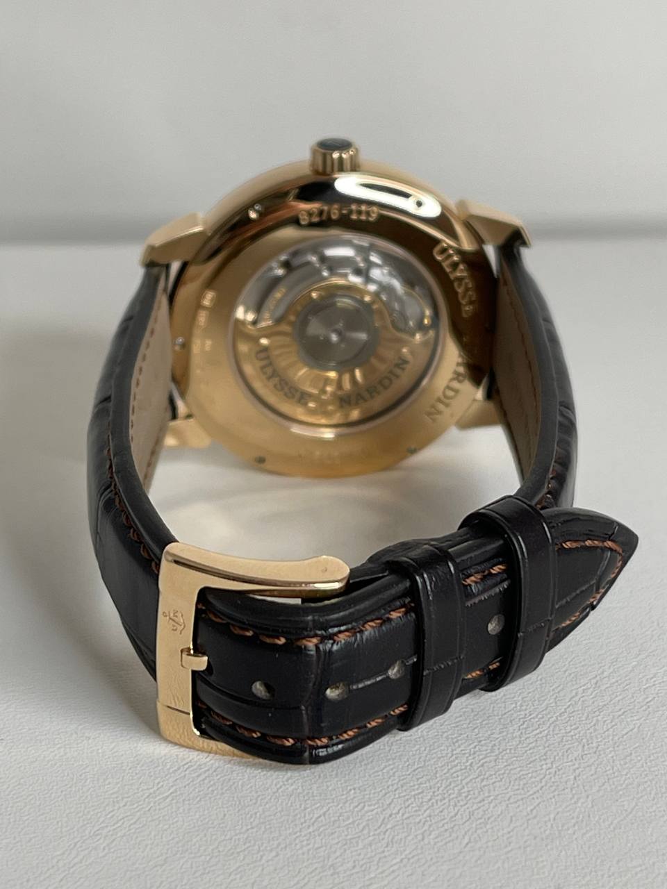 Ulysse Nardin Classic Classico Small Second 18k Rose Gold Men's Watch