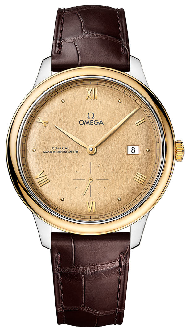 Omega De ville Prestige Stainless steel & 18K Yellow Gold Men's Watch - Premium Luxury Product