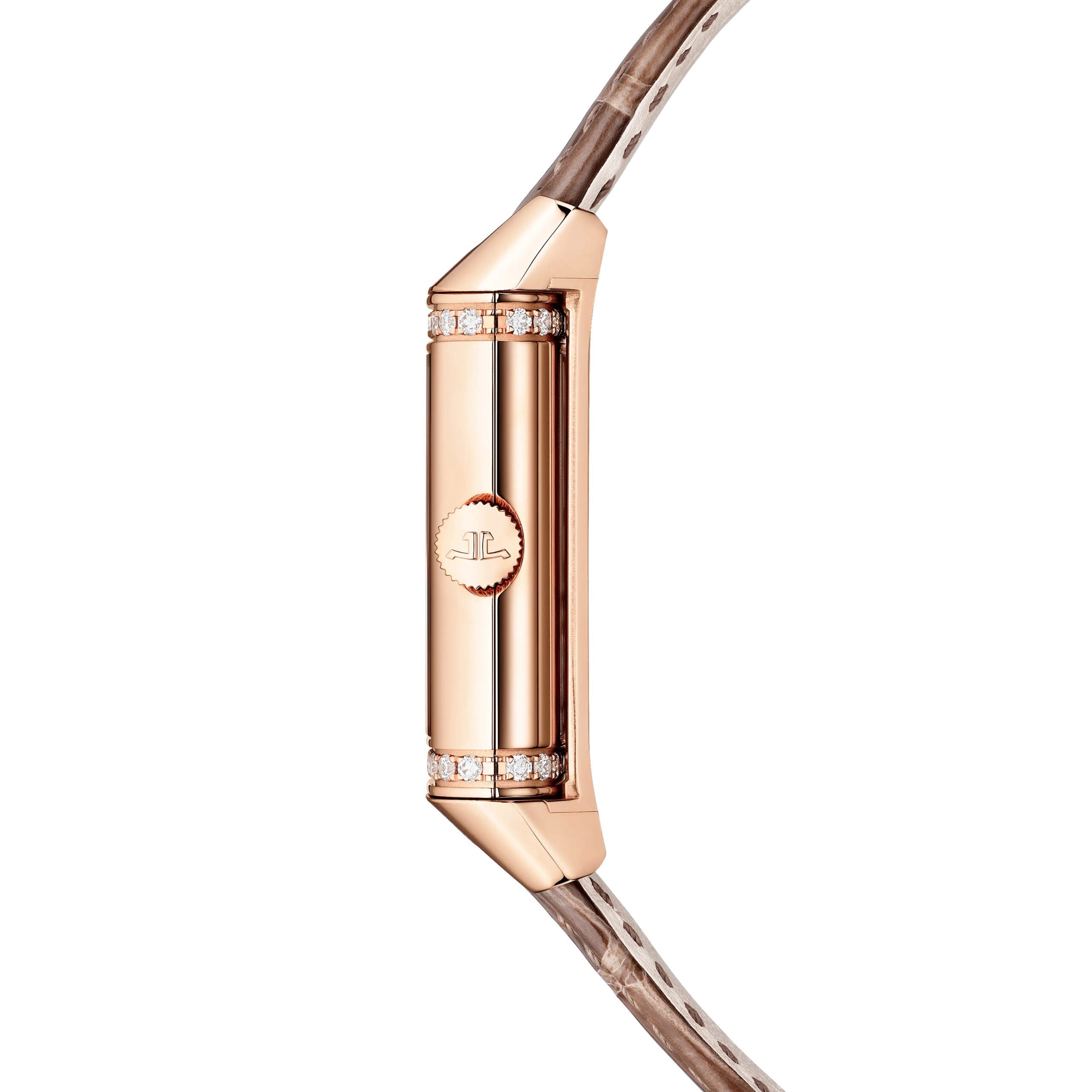 Jaeger-Lecoultre Reverso Classic Duetto Rose Gold & Diamonds Lady`s Watch - Premium Luxury Product