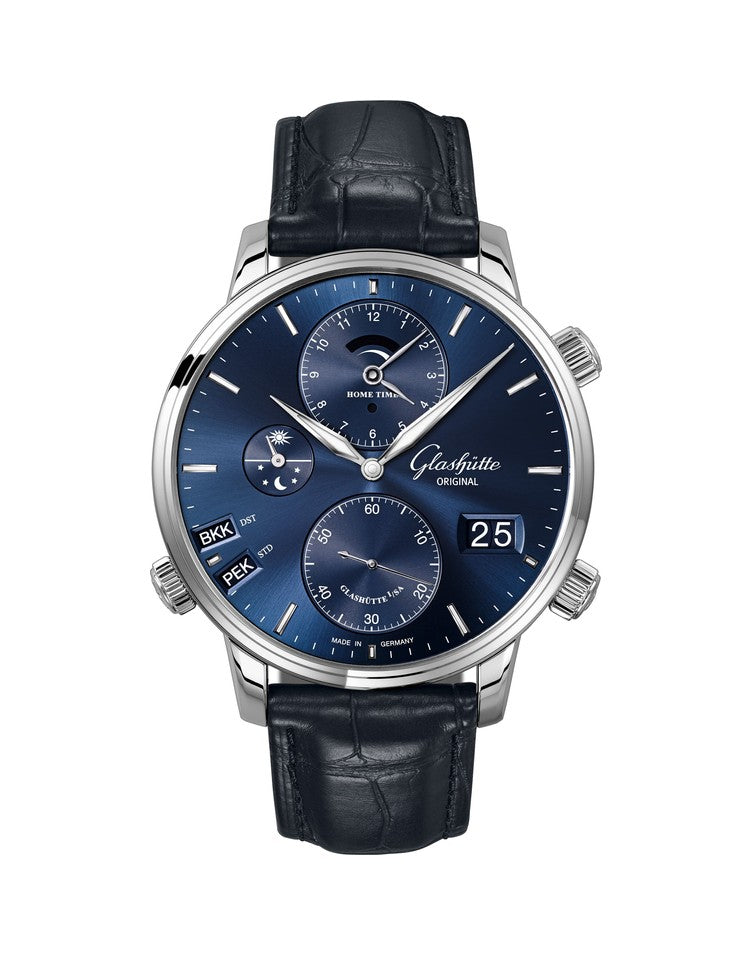 Glashutte Original Senator Cosmopolite Stainless steel Men's Watch - Premium Luxury Product