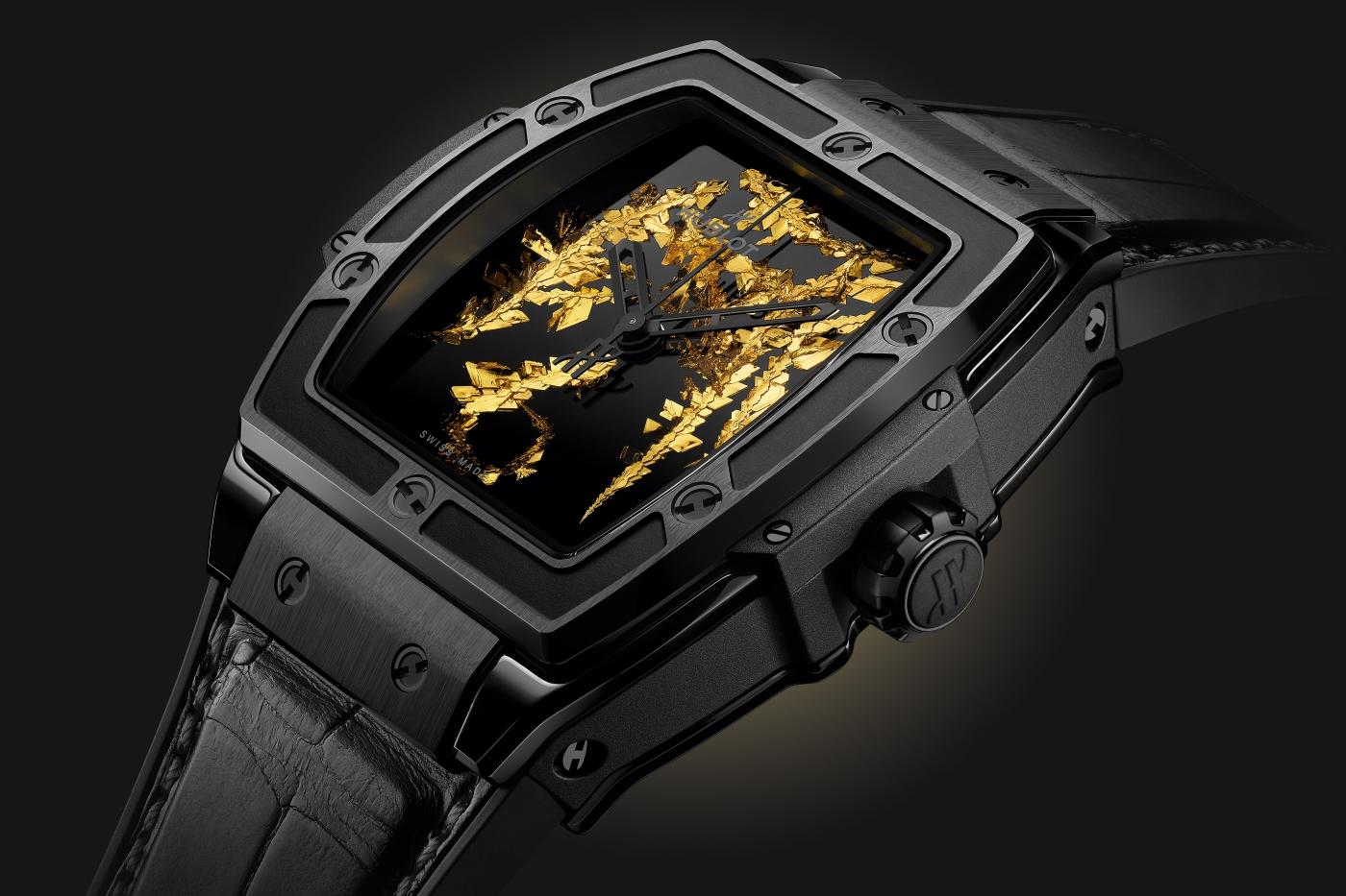 Hublot Spirit of Big Bang Black Ceramic & 24K Gold Lady's Watch - Premium Luxury Product