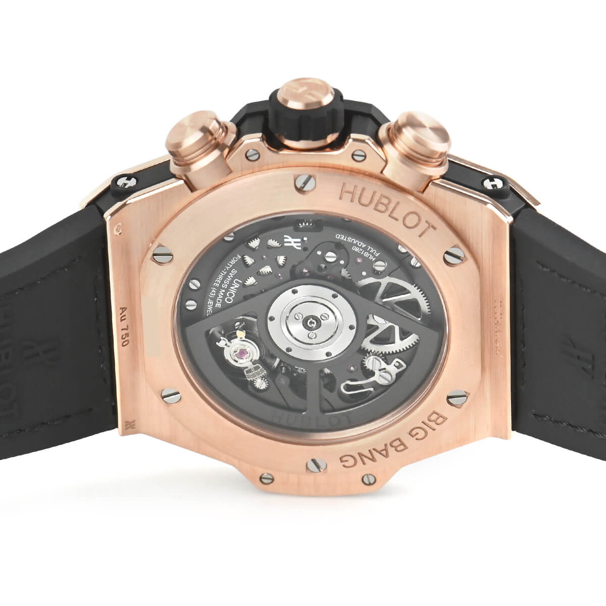 Hublot Big Bang Chronograph 18K King Gold & Colored Gemstones Man's Watch - Premium Luxury Product