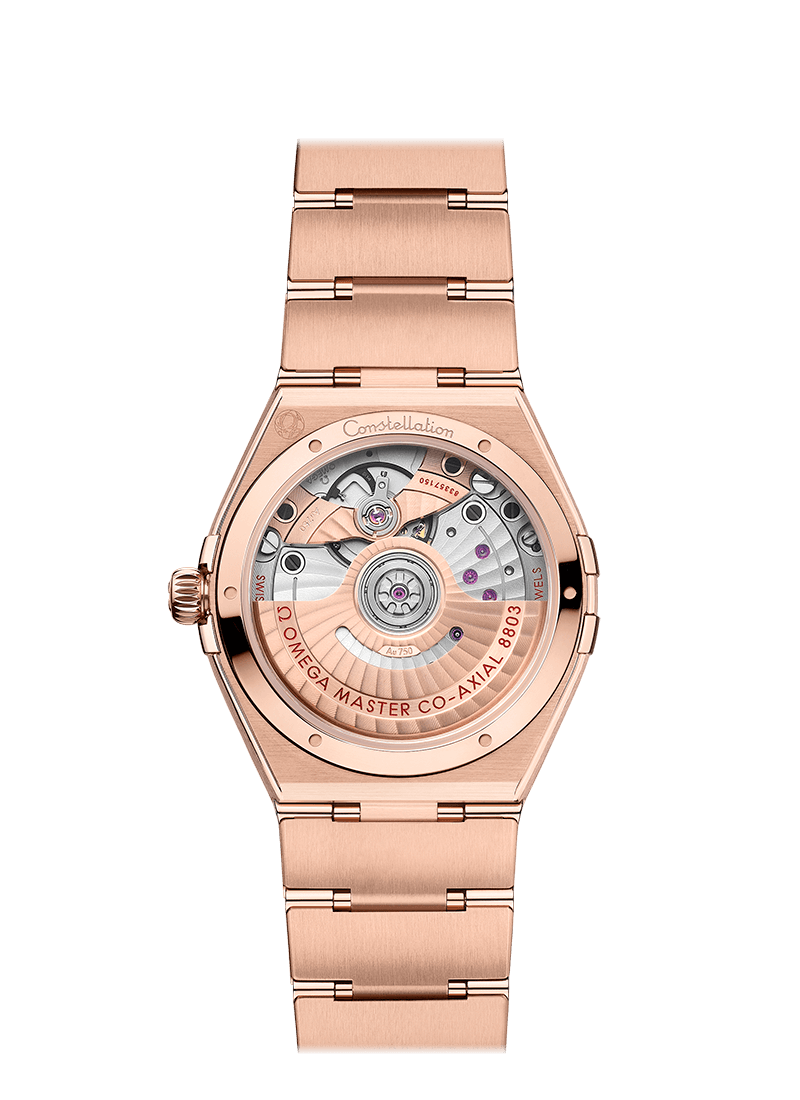 Omega Constellation Co-Axial Master Chronometer Small seconds Sedna™ Gold & Diamonds Lady’s Watch - Premium Luxury Product