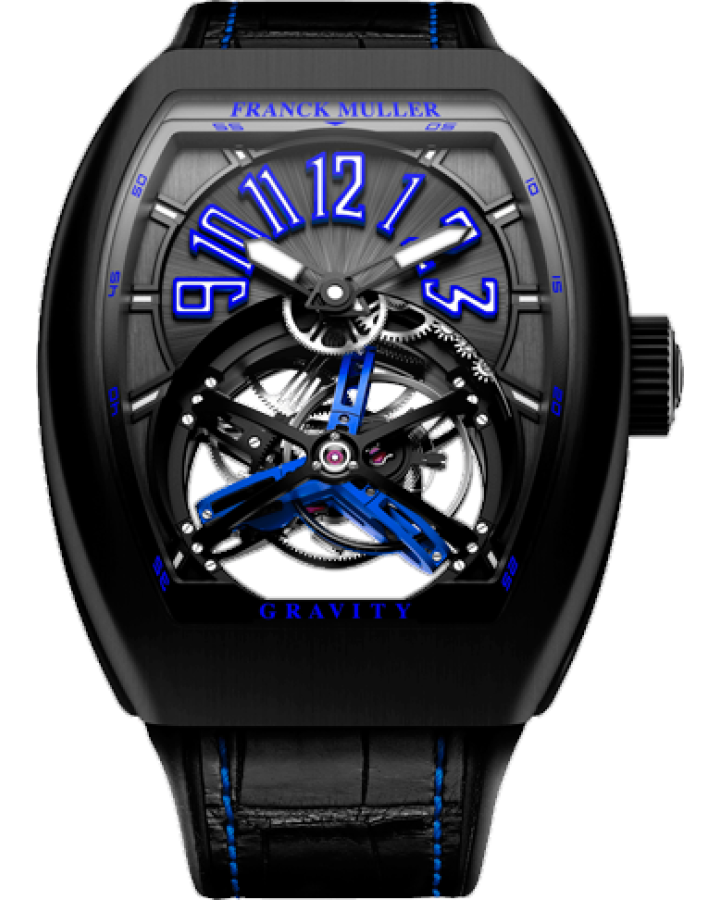 Franck Muller Gravity Blue Titanium Men's Watch . - Premium Luxury Product