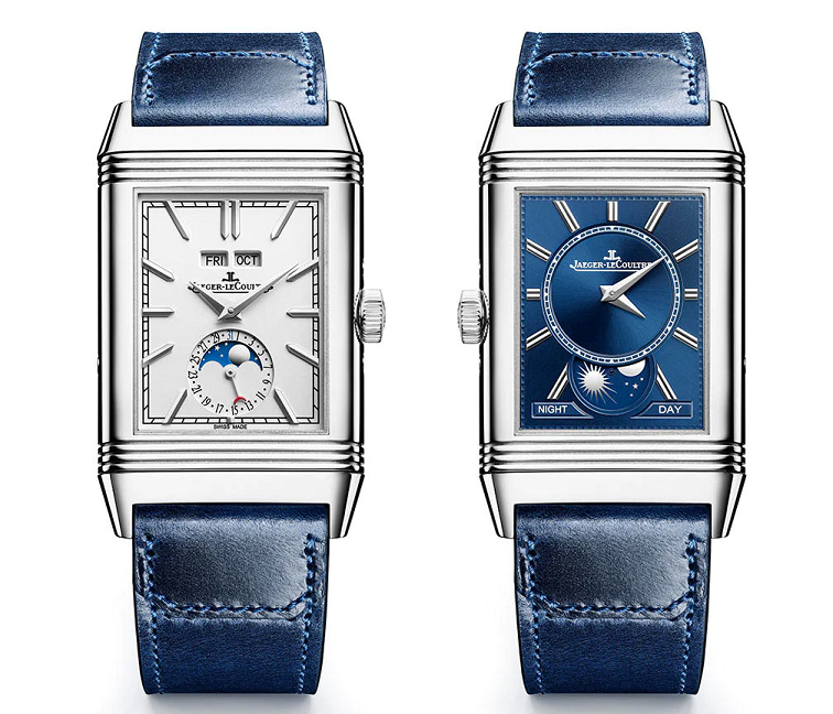 Jaeger-Lecoultre Reverso Tribute Duoface Calendar Stainless steel Men's Watch - Premium Luxury Product