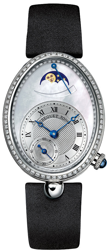 Breguet Reine de Naples Power Reserve 18K White Gold Ladies Watch - Premium Luxury Product