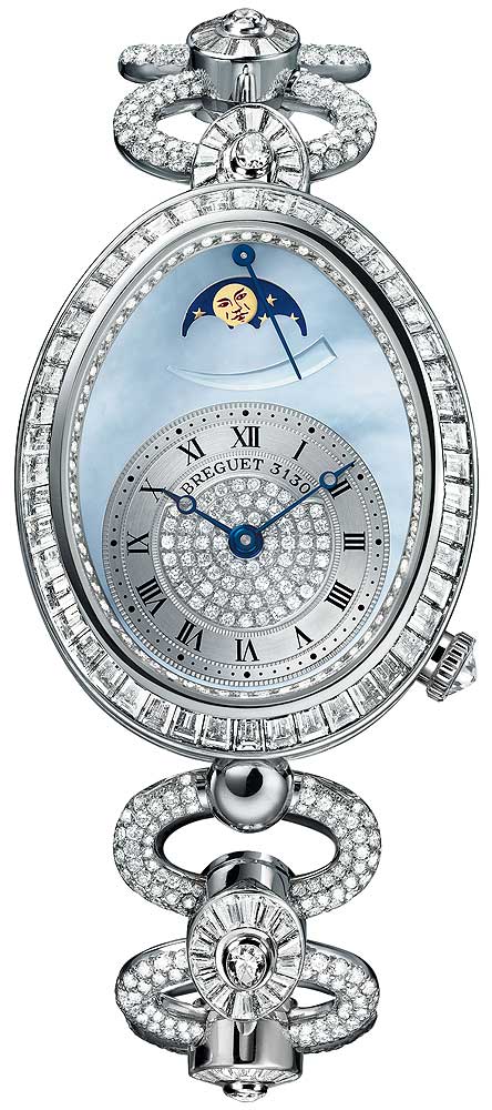 Breguet Reine de Naples 8978 18K White Gold &amp; Diamonds Ladies Watch - Premium Luxury Product