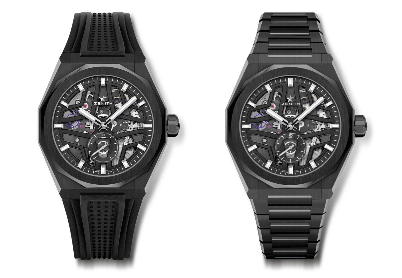 Zenith DEFY Skyline Skeleton Black Ceramic Men's Watch