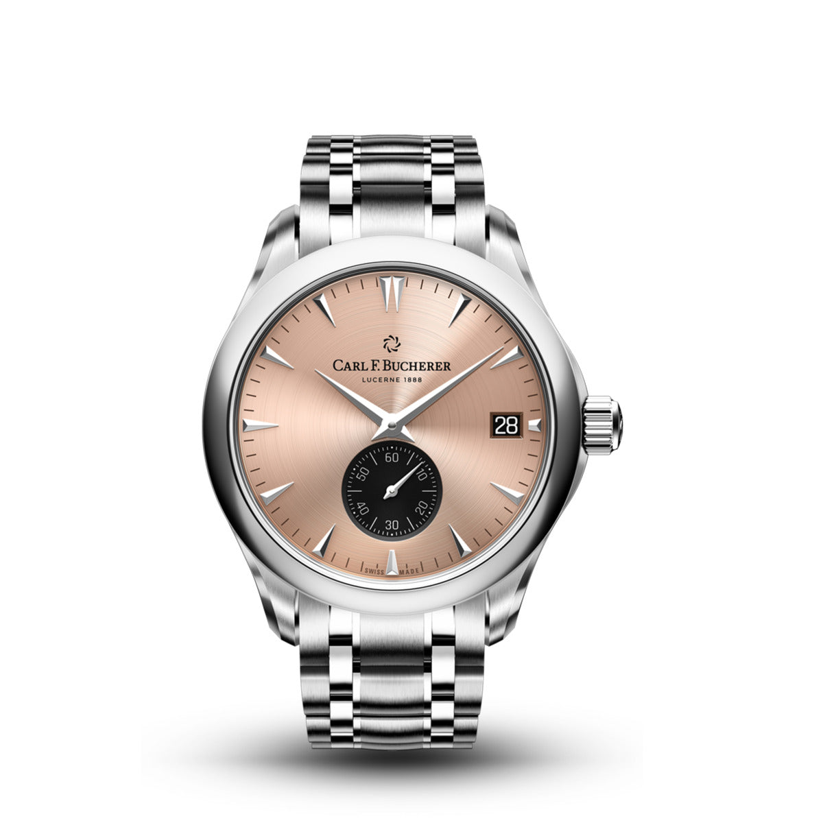 Carl F. Bucherer Manero Chronometer Stainless Steel Men's Watch - Premium Luxury Product