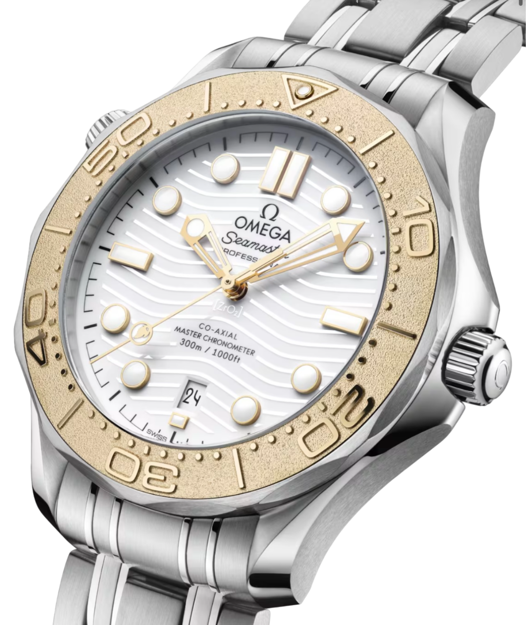 Omega Seamaster Diver Stainless steel & 18K Moonshine™ Gold Men's Watch