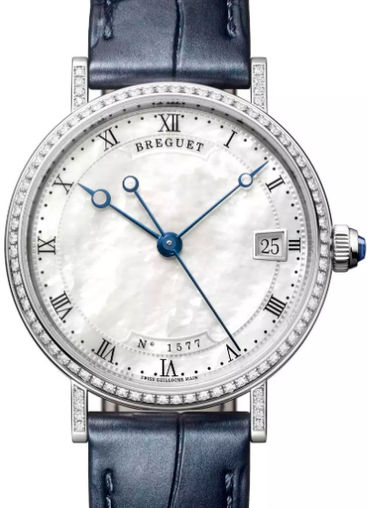 Breguet Classique 18K White Gold & Diamonds Lady's Watch - Premium Luxury Product