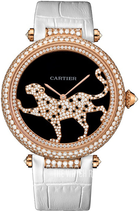 Cartier Panthere Jewelry  18K Rose Gold & Diamonds Lady's Watch - Premium Luxury Product