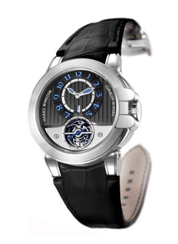 Harry Winston Ocean Tourbillon 18K White gold Men's Watch