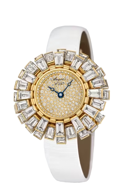 Breguet High Jewellery Petite Fleur 18K Yellow Gold & Diamonds Lady's Watch - Premium Luxury Product
