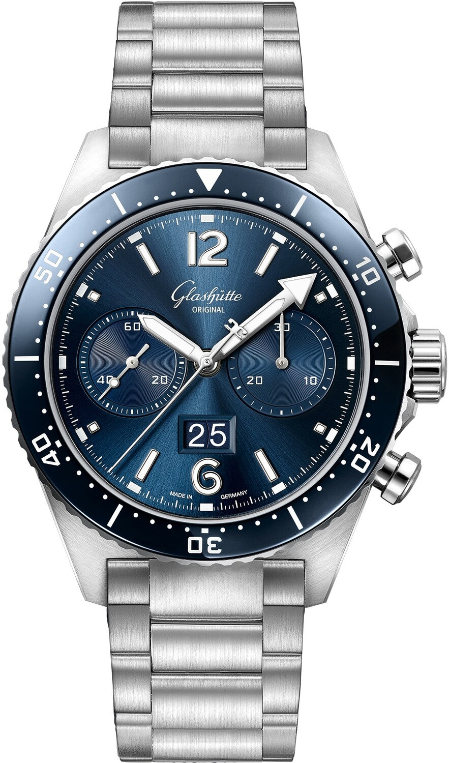 Glashutte Original Spezialist SeaQ Chronograph Stainless steel Men's Watch - Premium Luxury Product