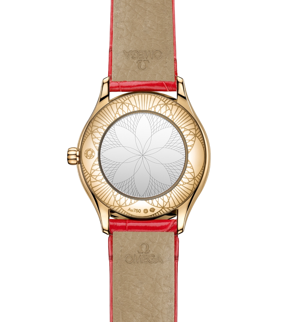 Omega De ville Mini Trésor 18K Moonshine™ Gold & Diamonds Lady's Watch - Premium Luxury Product