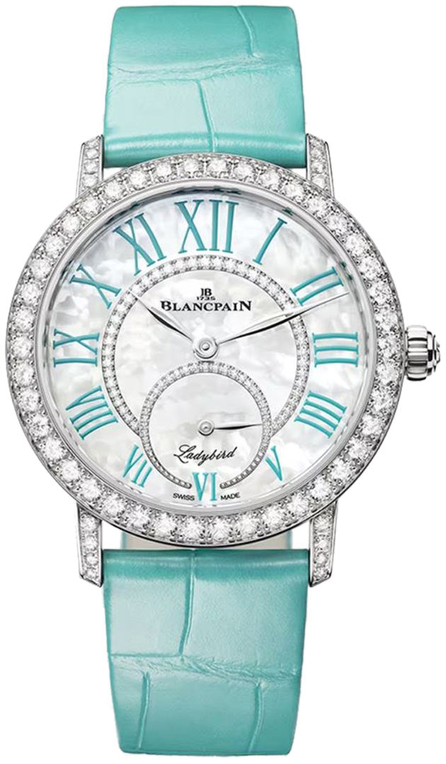 Blancpain Ladybird Colors 18K White Gold & Diamonds Lady's Watch - Premium Luxury Product
