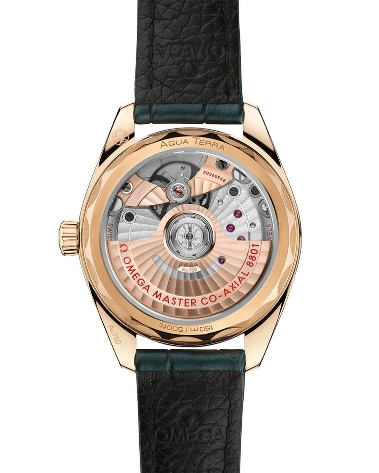 Omega Seamaster Aqua Terra 18K Moonshine™ gold Lady's Watch - Premium Luxury Product