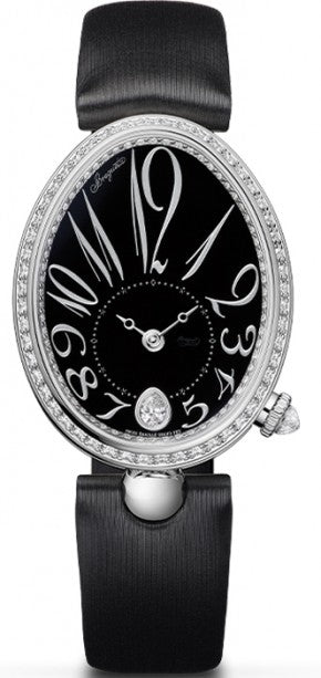 Breguet Reine de Naples 18K White Gold & Diamonds Lady's Watch - Premium Luxury Product