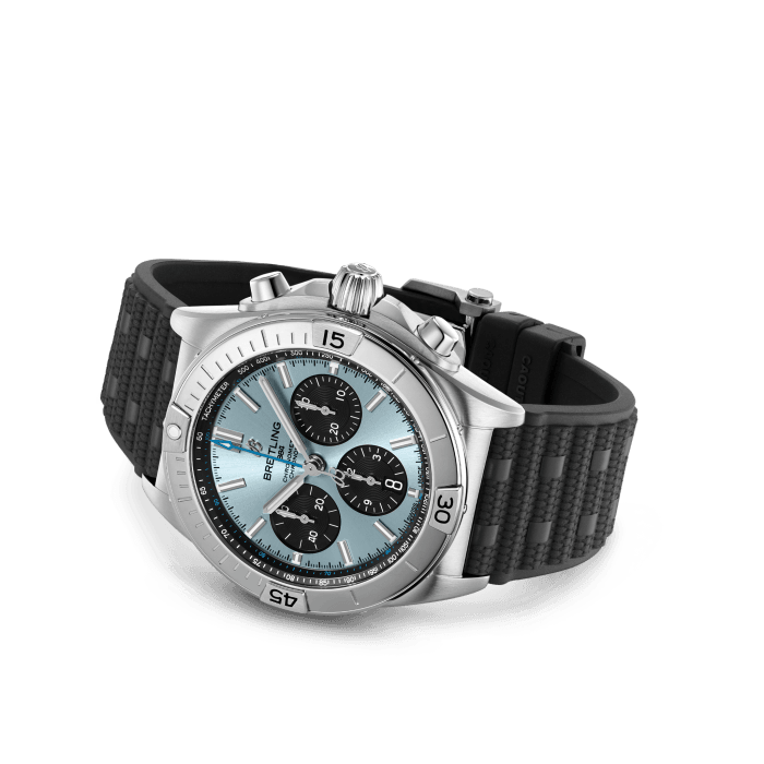 Breitling Chronomat Chronograph  Stainless steel & Platinum Men's Watch