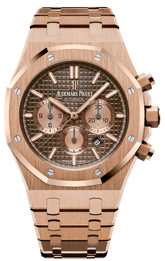 Audemars Piguet Royal Oak Chronograph 18K Rose Gold Men's Watch - Premium Luxury Product